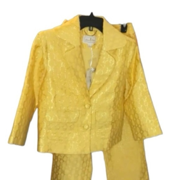Flora Bea Caroline Women’s Blazer Only Size Various Color Yellow Palm NEW - Picture 2 of 3